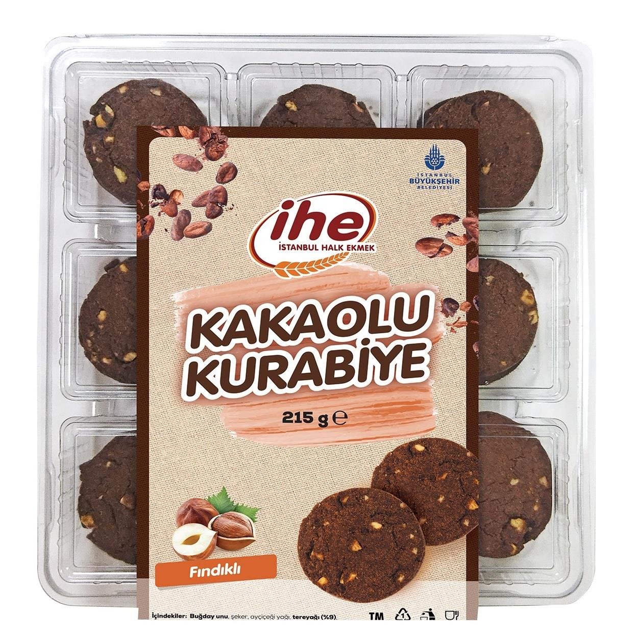 İhe Kakaolu Fındıklı Kurabiye 215 gr