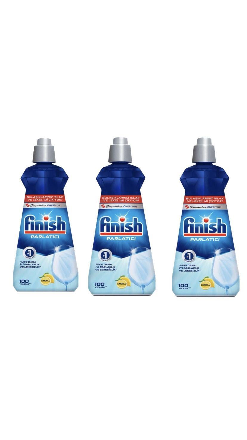 Finish Bulaşık Parlatıcı Limon 400ml X3