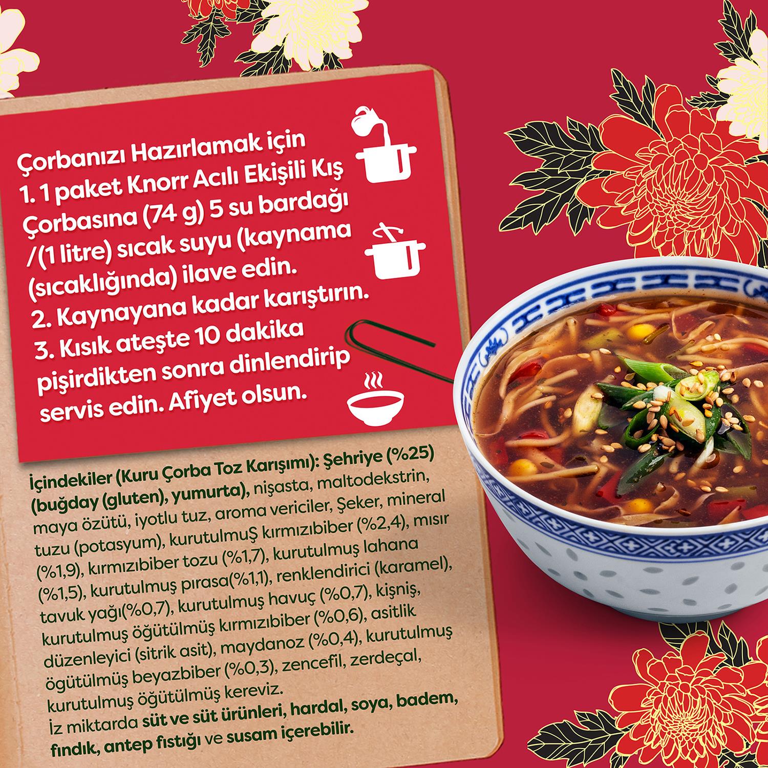 Knorr Hazır Hazır Acılı Ekşili 75 gr