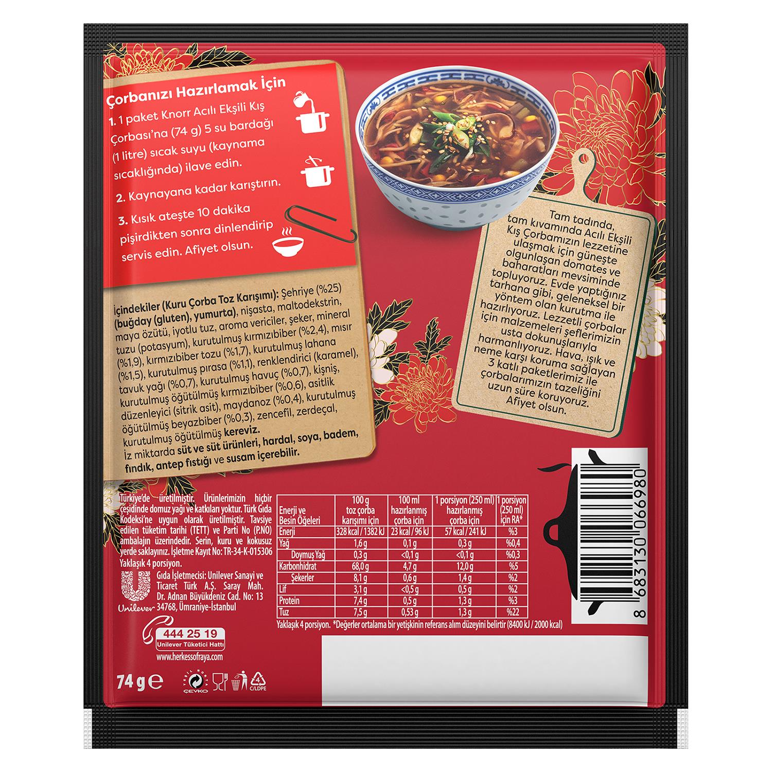 Knorr Hazır Hazır Acılı Ekşili 75 gr