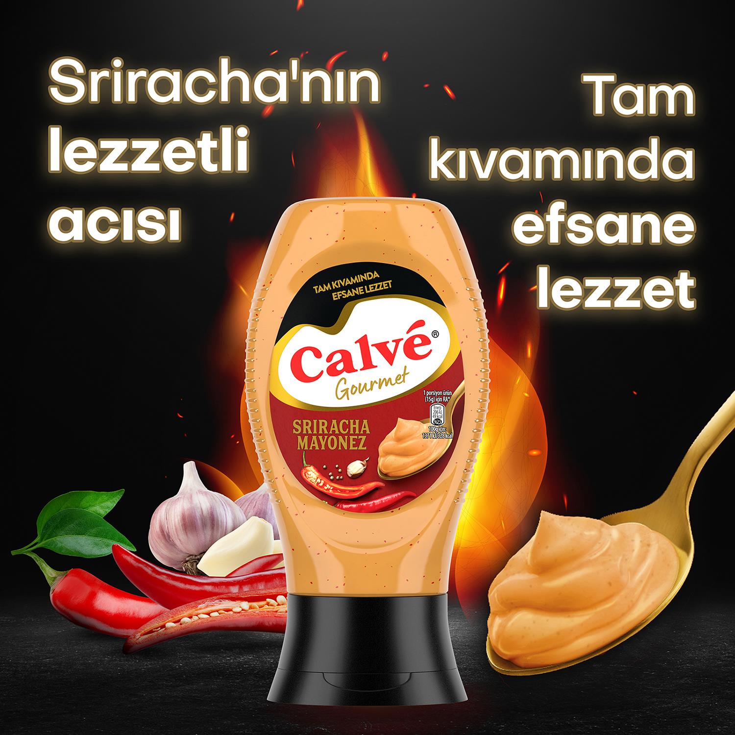 Calve Sriracha Mayonez 240 gr