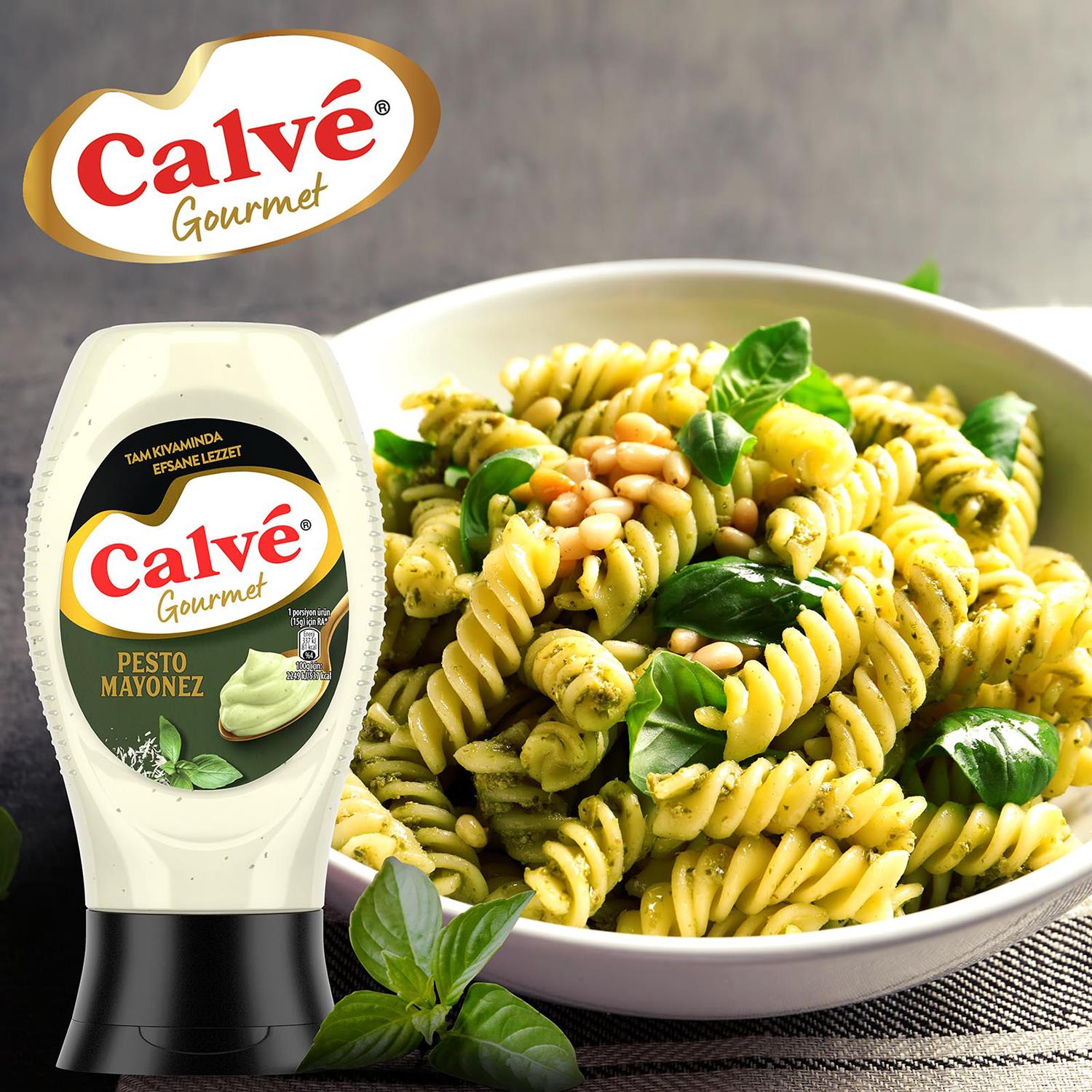 Calve Pesto Mayonez 235 gr