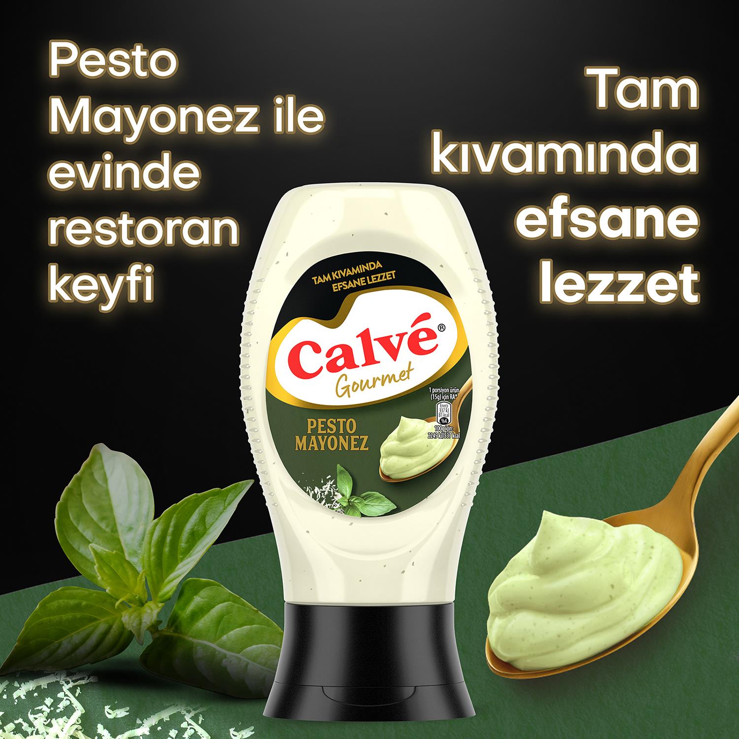 Calve Pesto Mayonez 235 gr