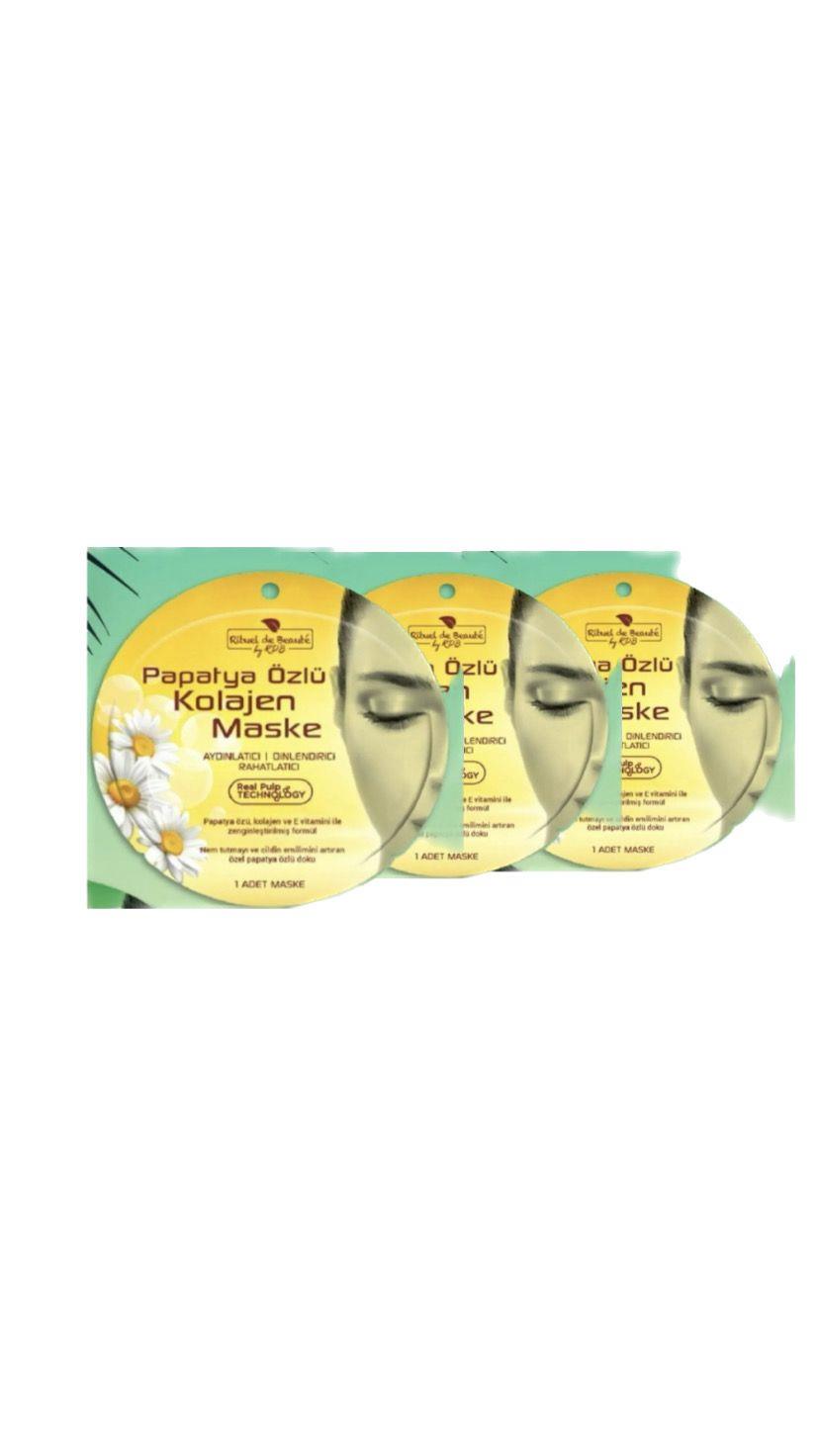 Rituel de Beaute Papatya Kolajen Maskesi 3lü