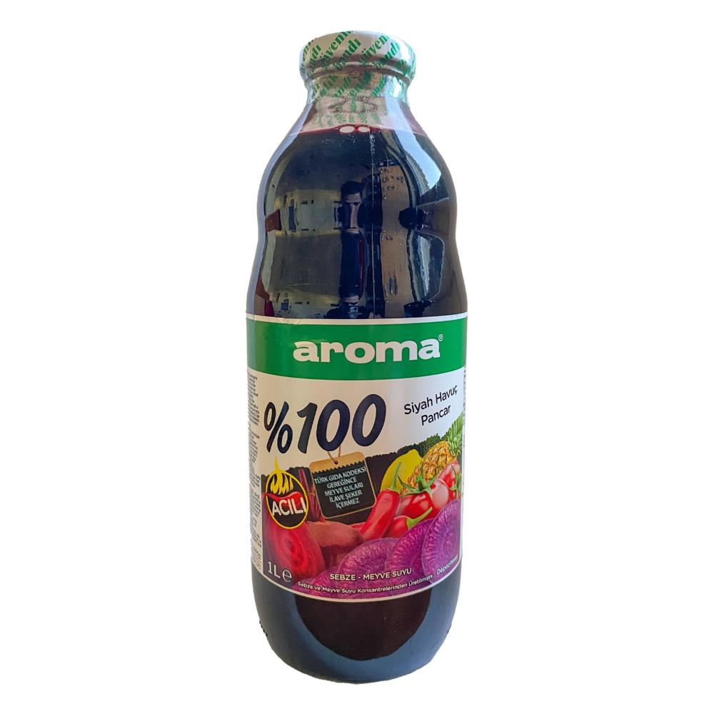 Aroma Havuç Pancar Meyve Suyu Cam Şişe 1 lt