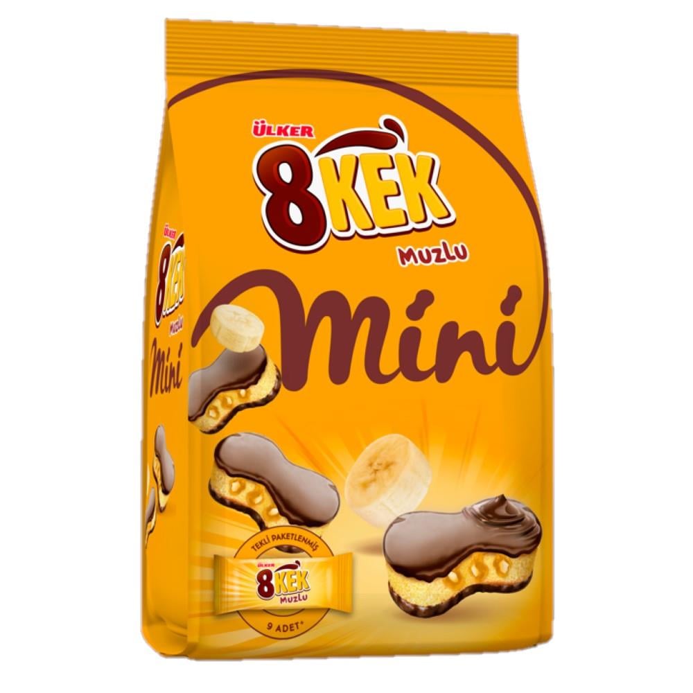 Ülker Dankek 8 Kek Mini Muz 162 gr