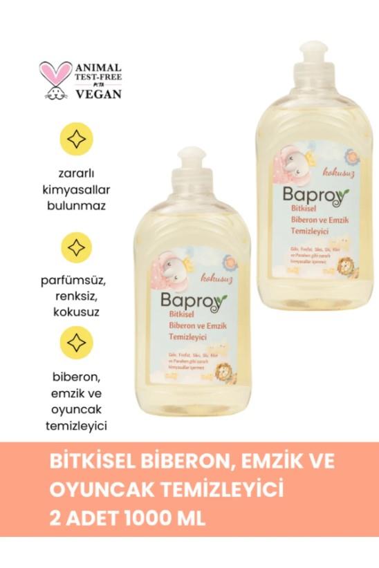Baproy Baby Bitkisel Biberon Emzik Temizleyicisi 500 Ml X2