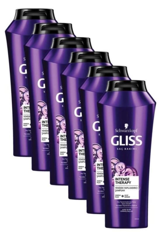 Gliss Intense Therapy Yeniden Yapılandırıcı Şampuan 500 Ml X6