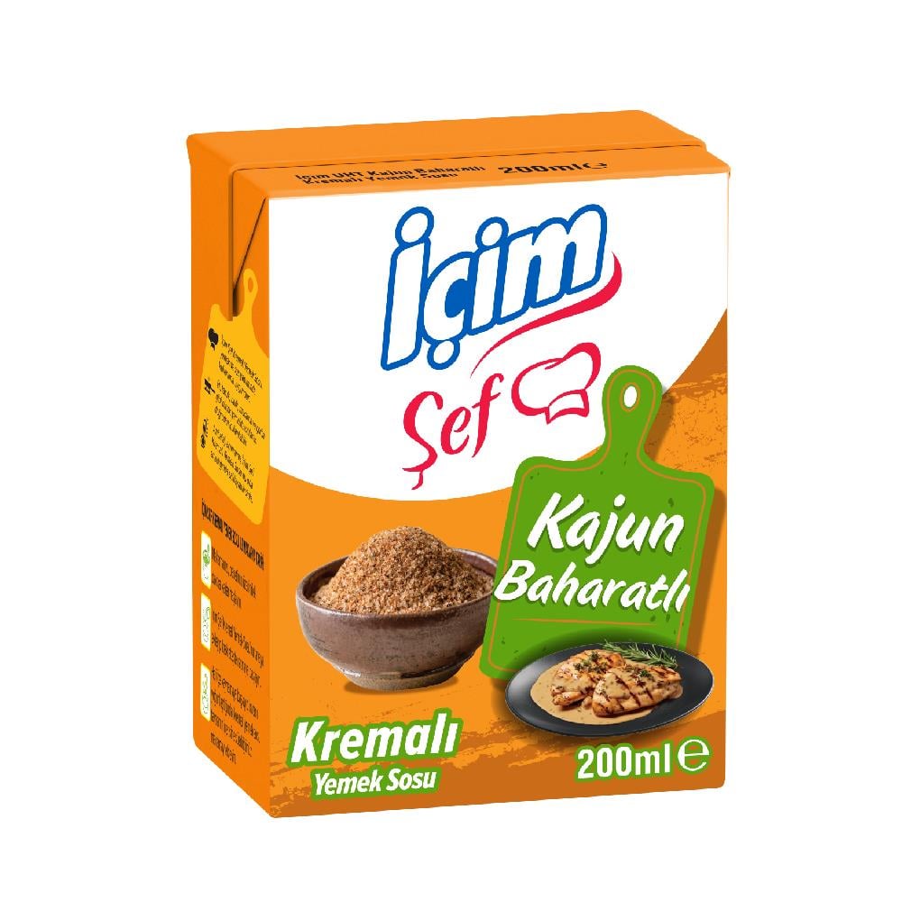 İçim Şef Krema Kajun Baharatlı Yemek Sosu 200 ml