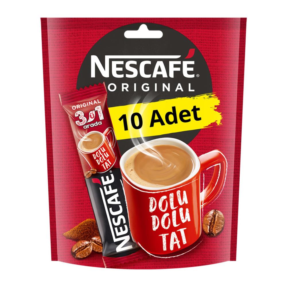 Nescafe 3'ü 1 Arada Fındıklı 10'lu 170 gr