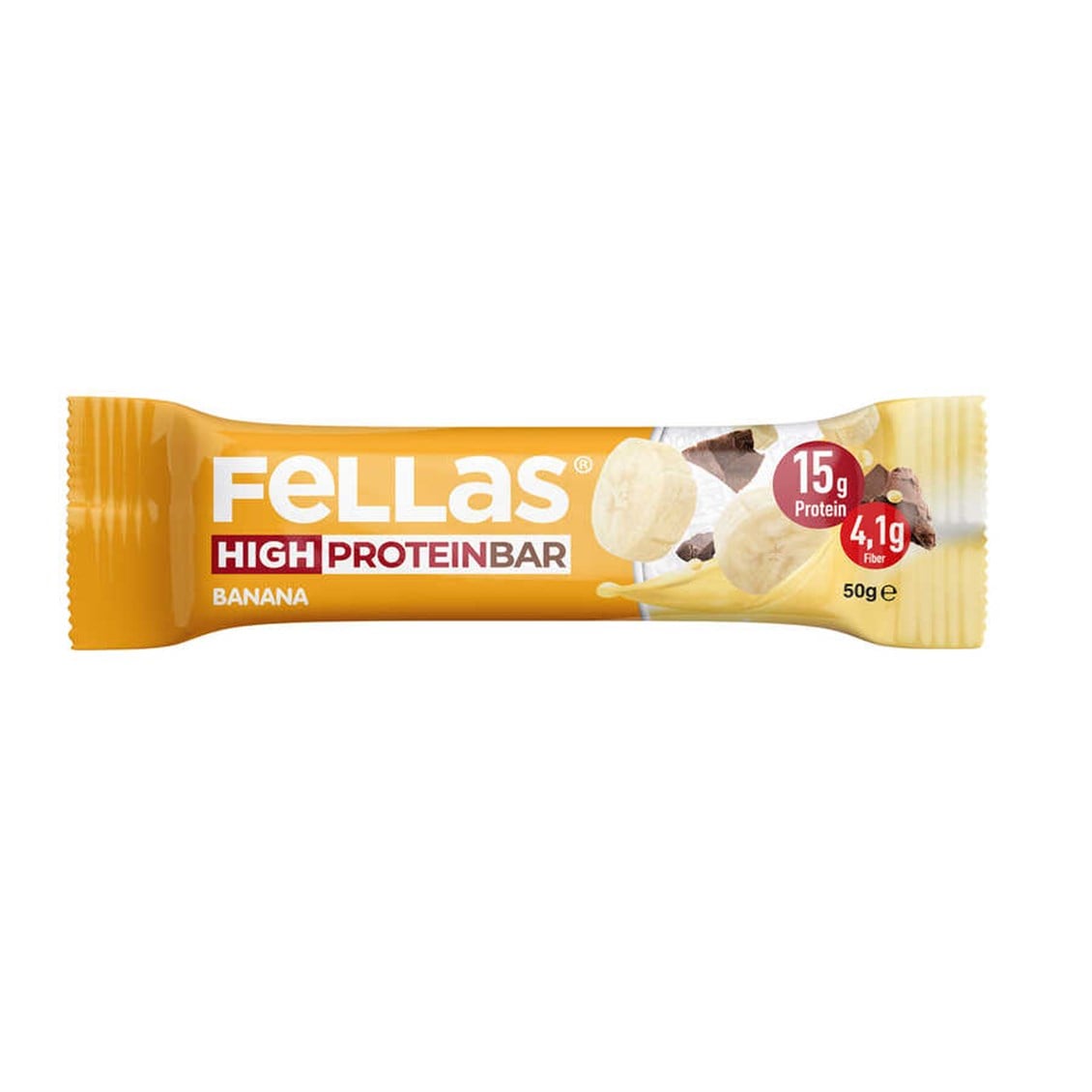 Fellas Yüksek Protein Bar Muzlu 50 gr