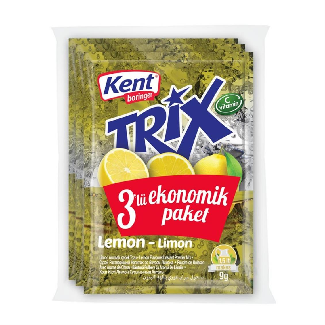 Trix Toz Portakal Aromalı 9 gr 3'lü