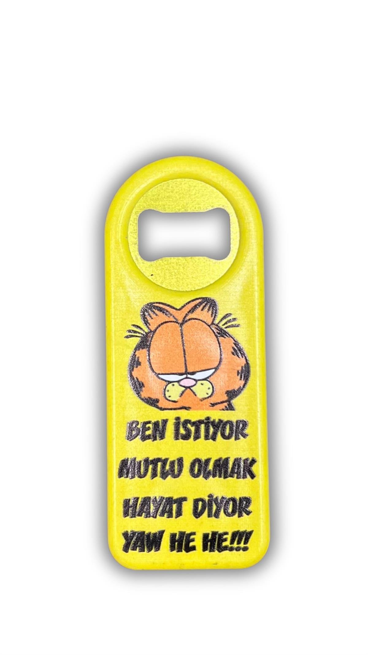 Sloganlı Şişe Açacağı