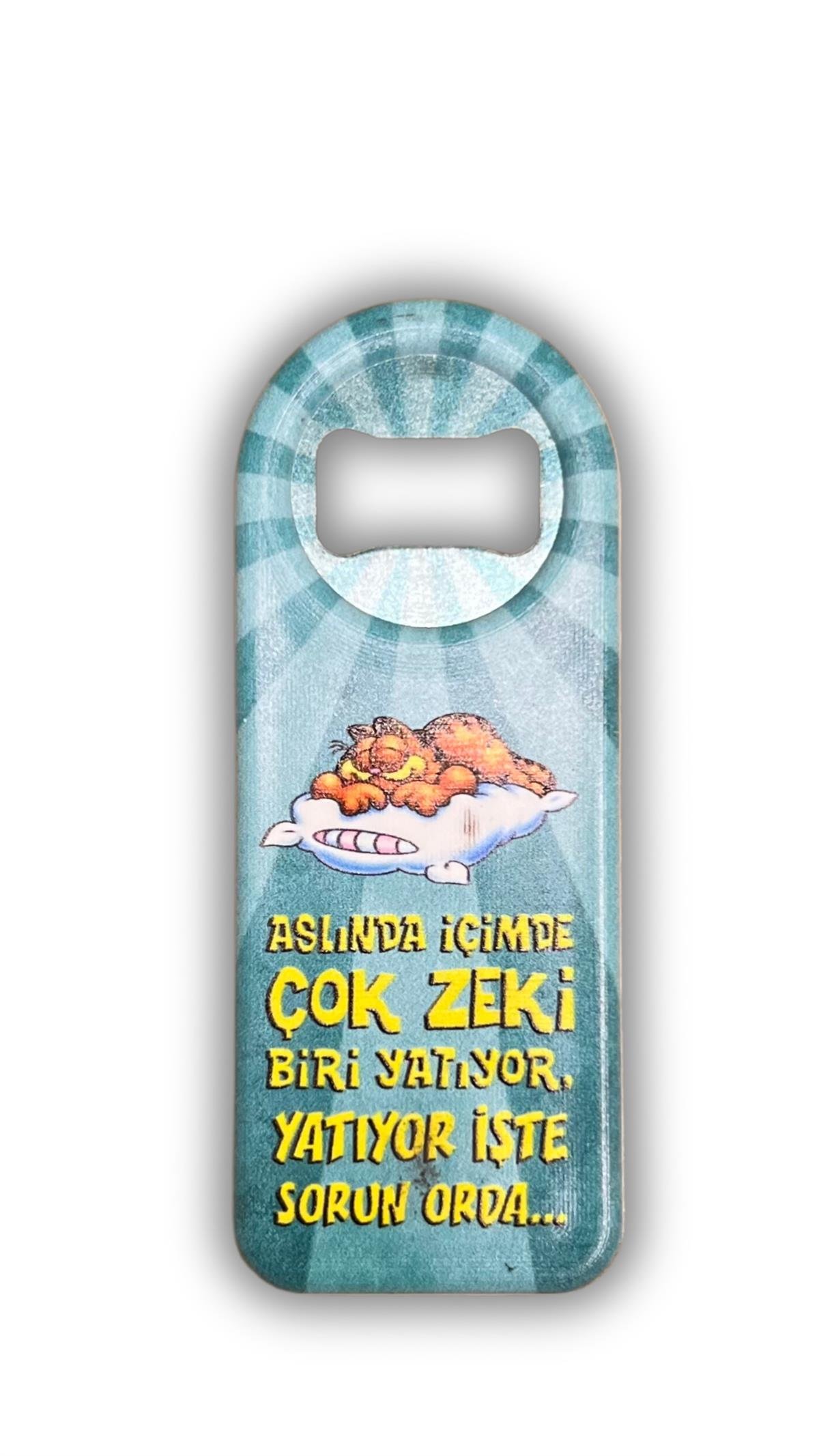 Sloganlı Şişe Açacağı