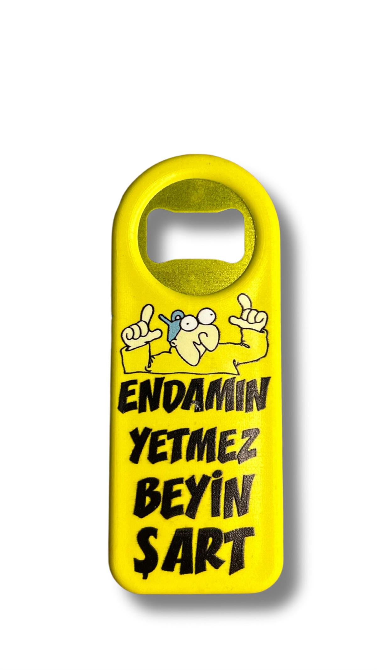 Sloganlı Şişe Açacağı