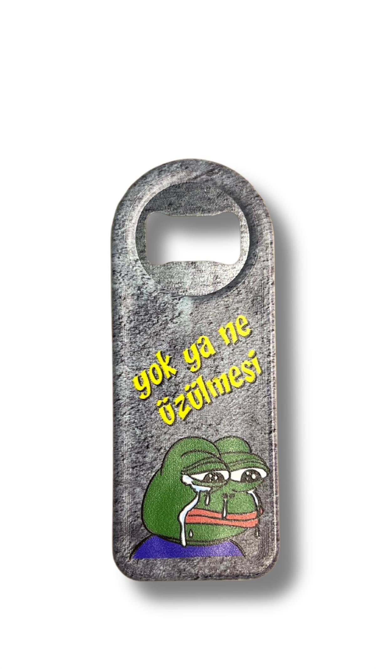 Sloganlı Şişe Açacağı