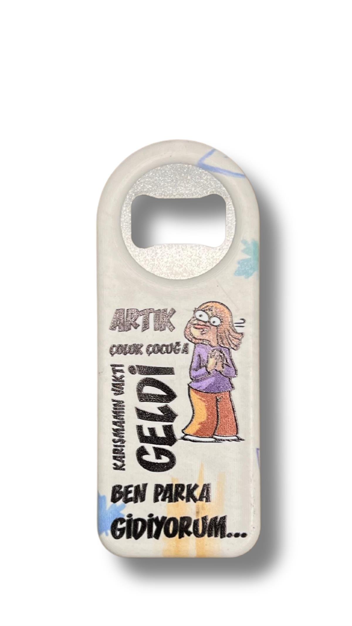 Sloganlı Şişe Açacağı