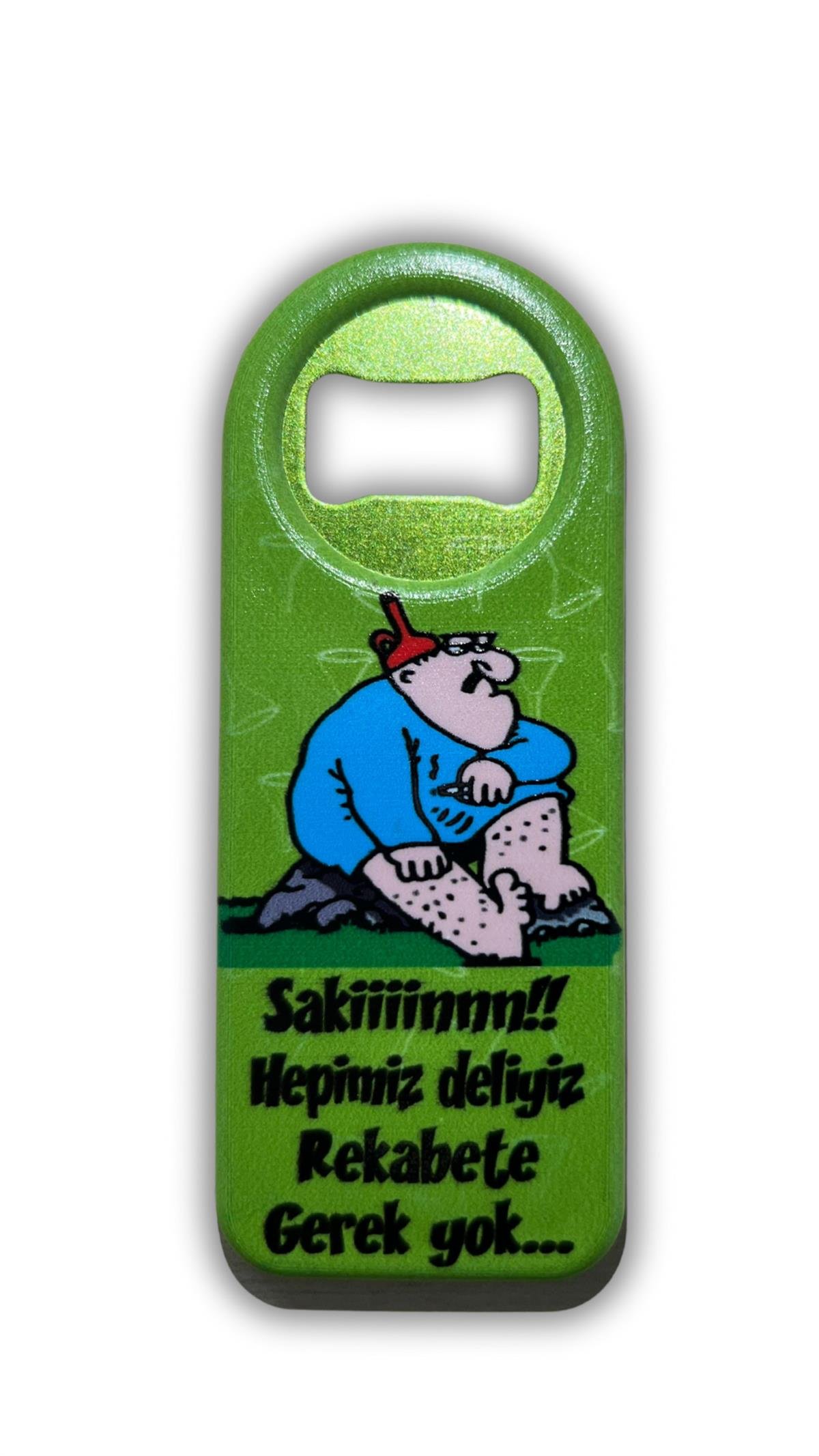 Sloganlı Şişe Açacağı