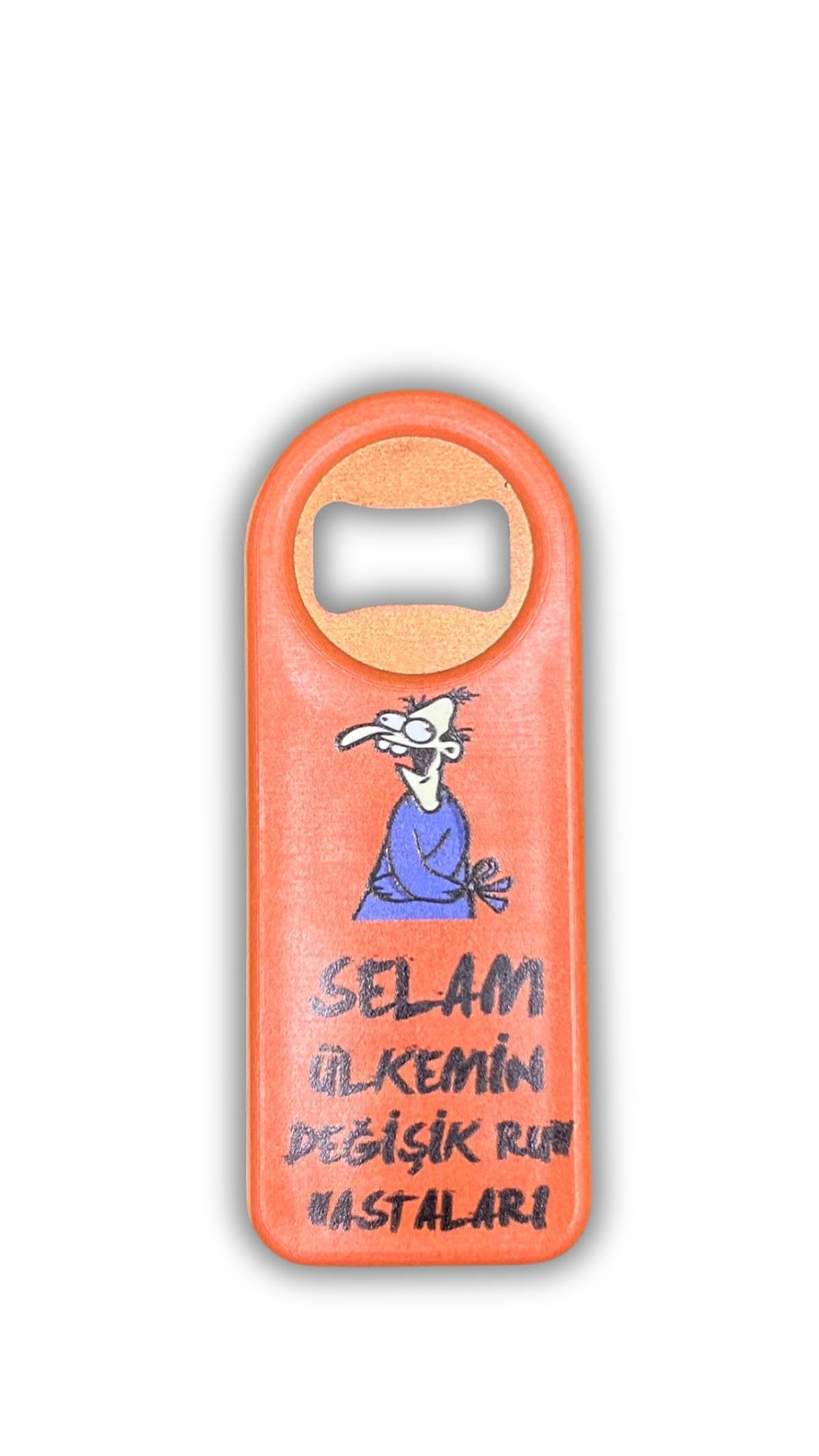 Sloganlı Şişe Açacağı