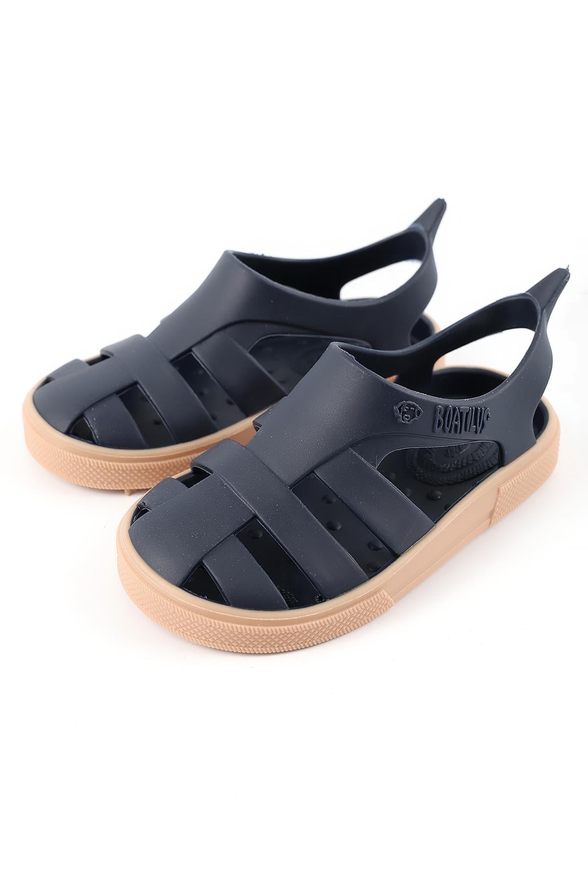 Bioty-B 01B-20-21 Boatilus Bioty-B Navy/Beige Erkek Çocuk Sandalet