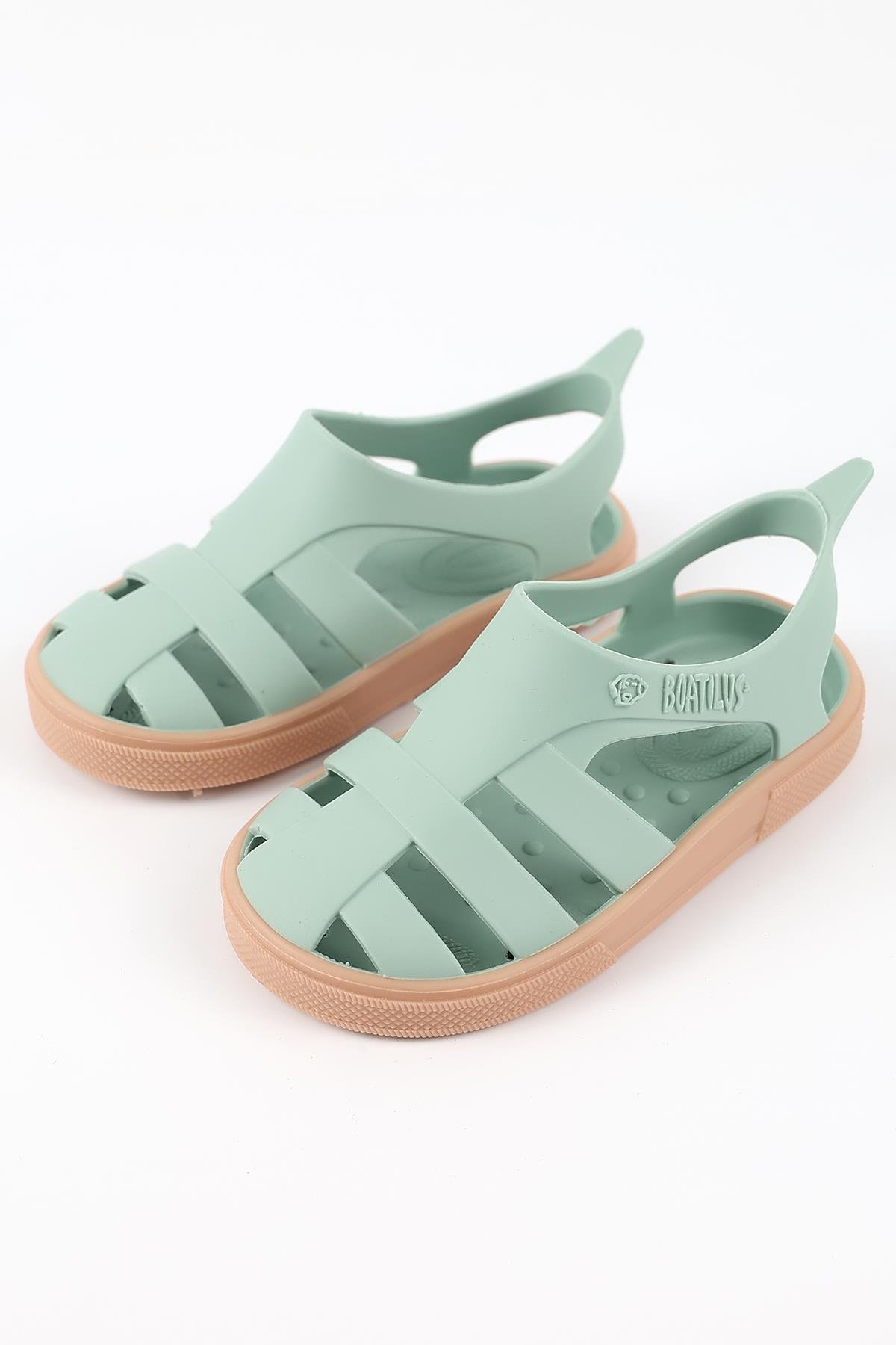 Bioty-B 08B-20-21 Boatilus Bioty-B PastelGreen/Beige Çocuk Sandalet