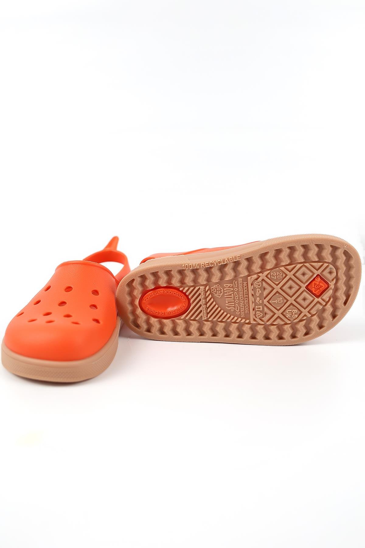 Cloggy-B 18B-20-21 Boatilus Cloggy-B Coral/Beige Kız Çocuk Sandalet
