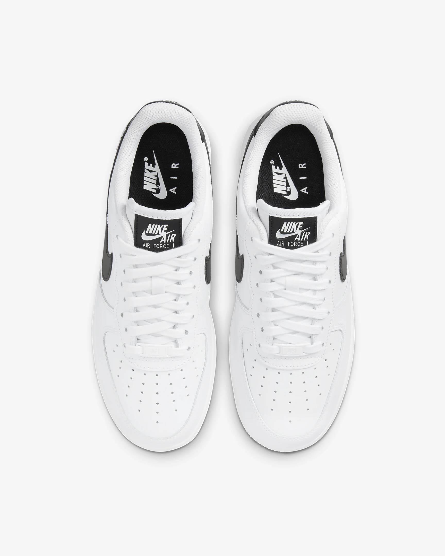 DD8959-103-36 Nike Air Force 1 '07 Kadın Siyah Beyaz Günlük Ayakkabı