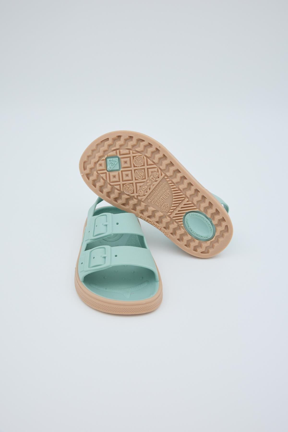 Irky.Veg-F 08B-24-25 Boatilus Irky.Veg-F PastelGreen/Beige Çocuk Sandalet