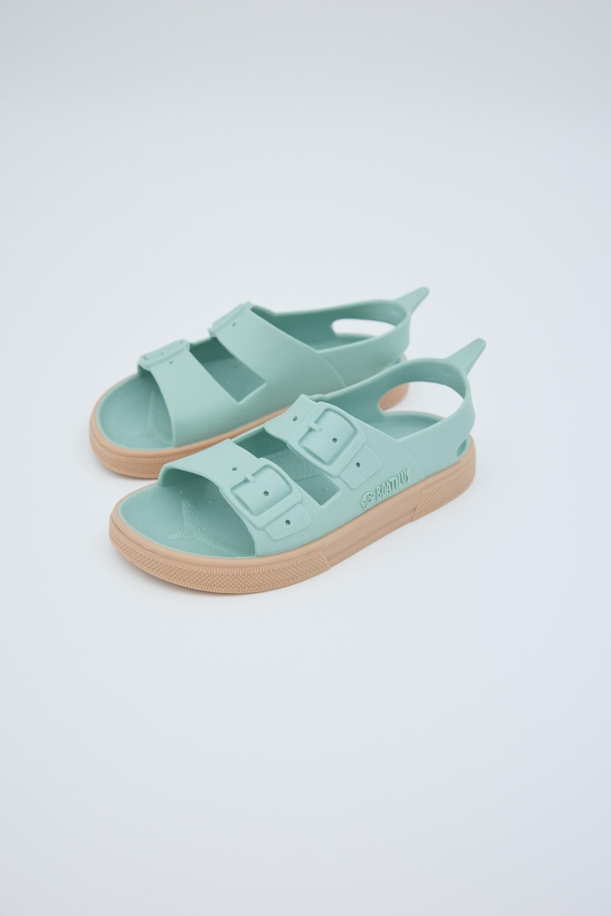 Irky.Veg-F 08B-24-25 Boatilus Irky.Veg-F PastelGreen/Beige Çocuk Sandalet