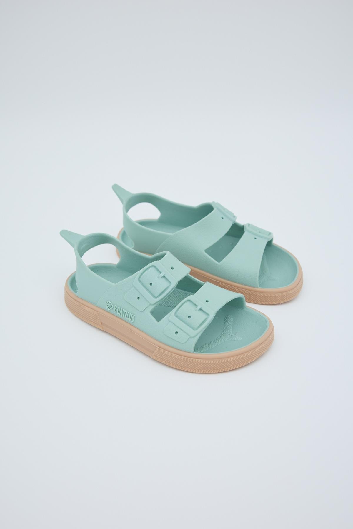 Irky.Veg-F 08B-24-25 Boatilus Irky.Veg-F PastelGreen/Beige Çocuk Sandalet