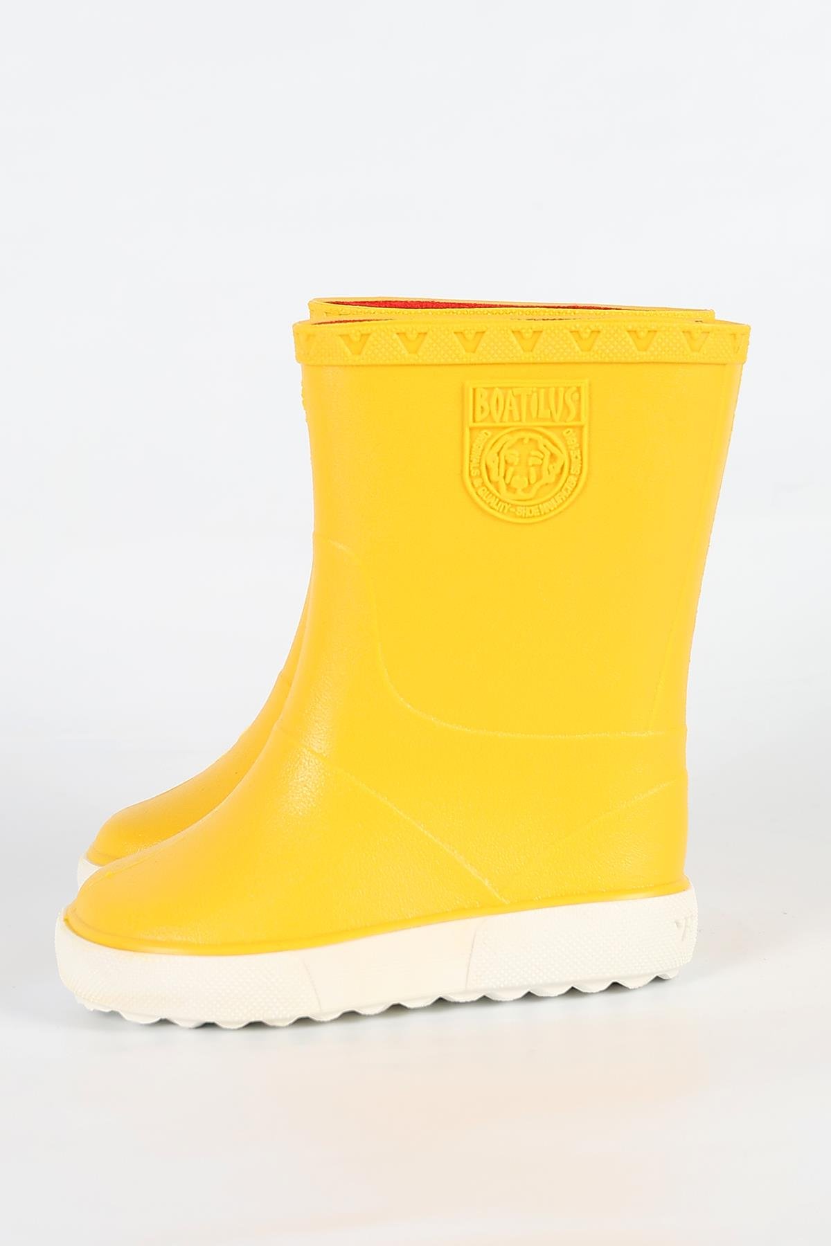 Nautic-B 06-20 Boatilus Nautic-B Çocuk Yellow/White Yağmur Çizmesi