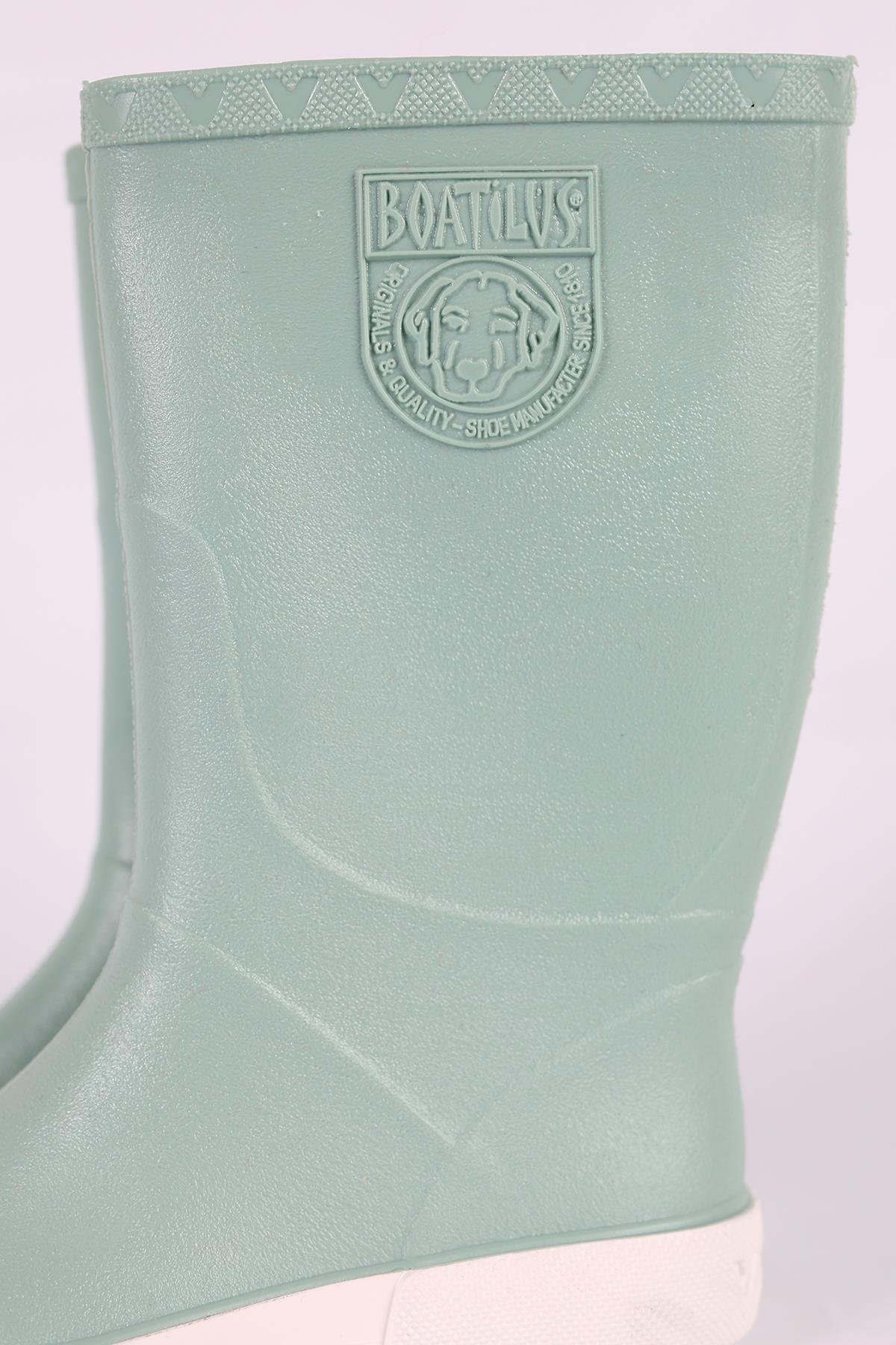 Nautic-B 08-20 Boatilus Nautic-B PastelGreen/White Unisex Kids Rain Boot