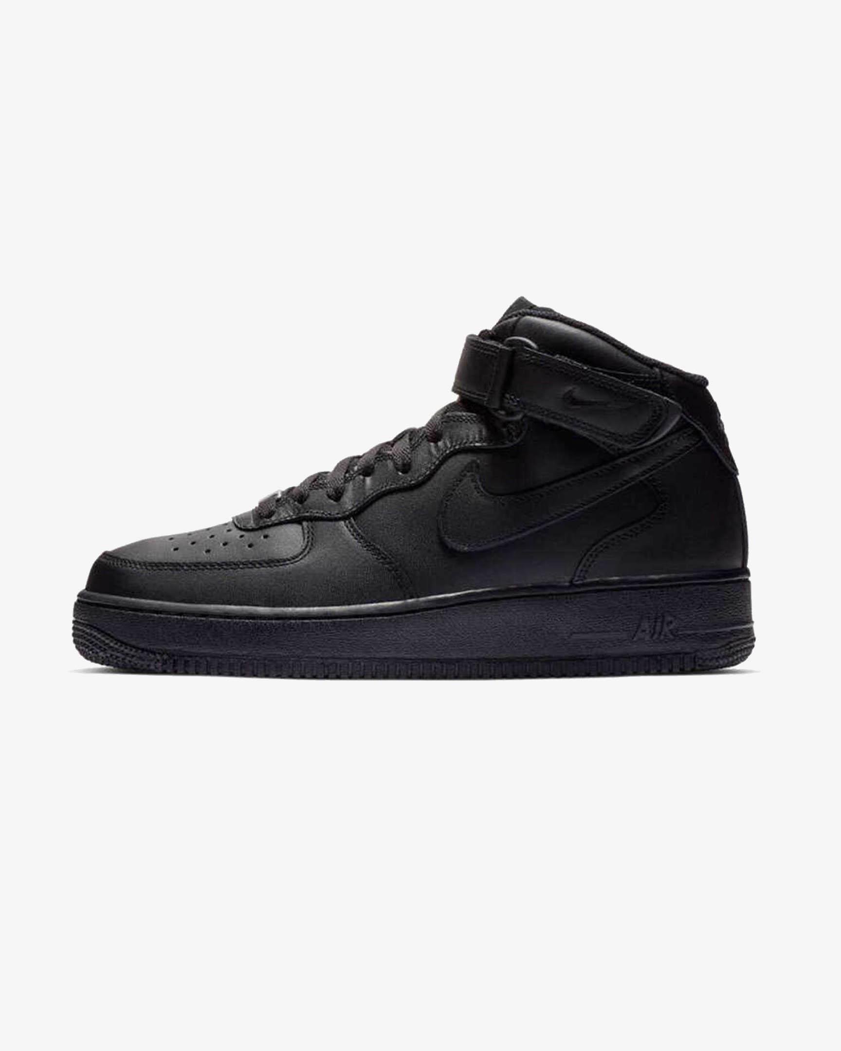 Nike CW2289-001-40 Nike Air Force 1 Mid Erkek Siyah Günlük Ayakkabı