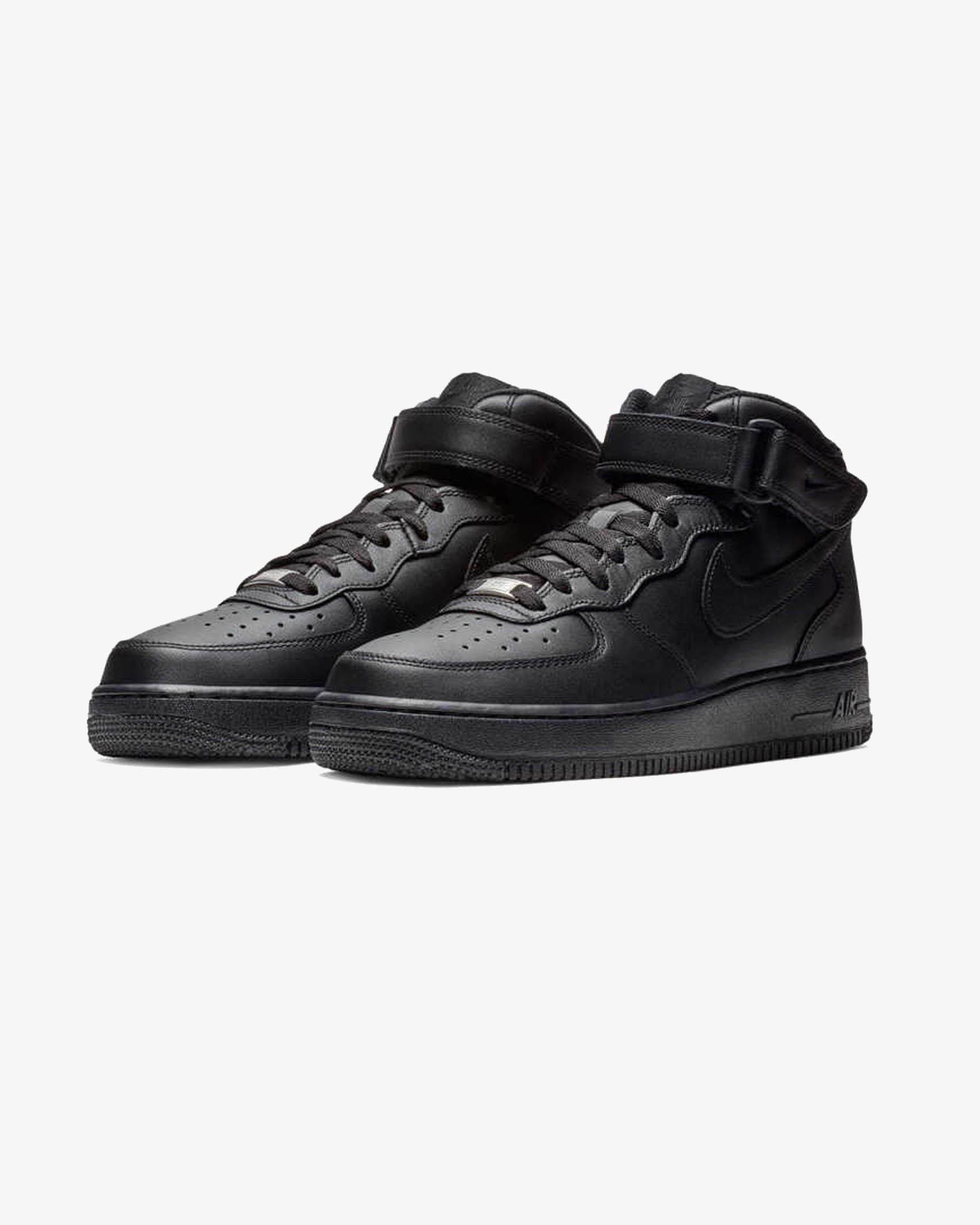 Nike CW2289-001-40 Nike Air Force 1 Mid Erkek Siyah Günlük Ayakkabı