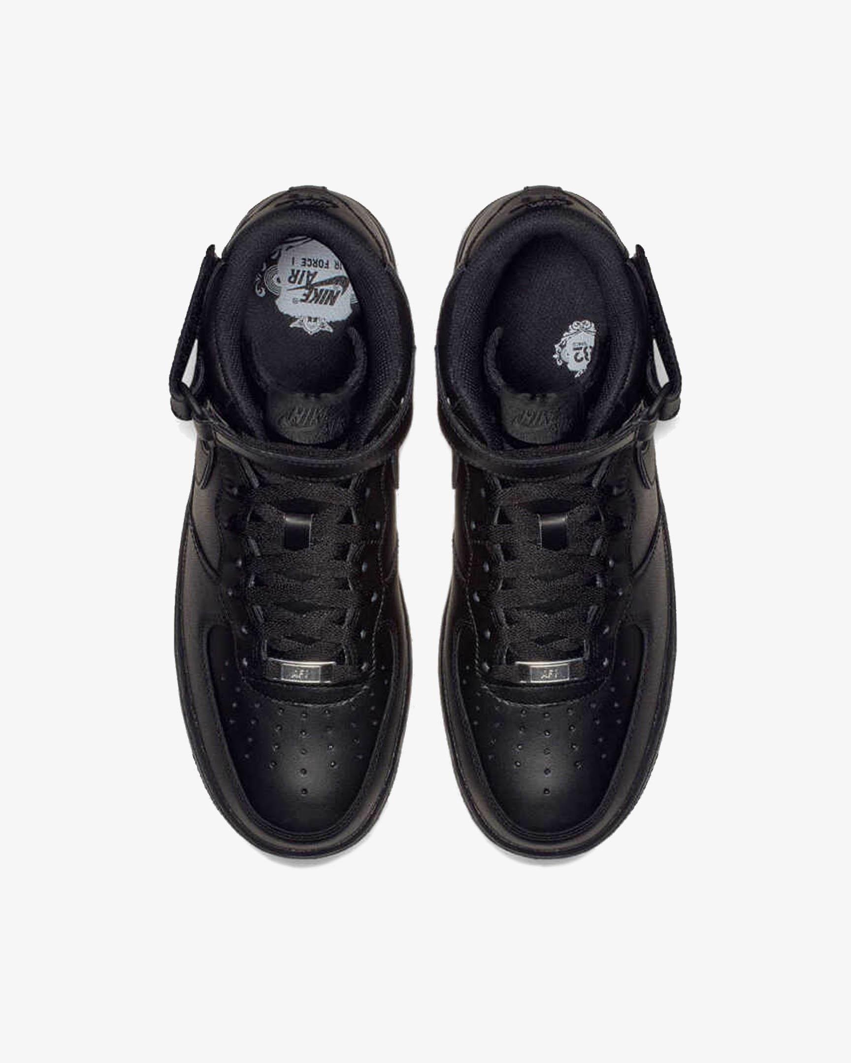 Nike CW2289-001-40 Nike Air Force 1 Mid Erkek Siyah Günlük Ayakkabı