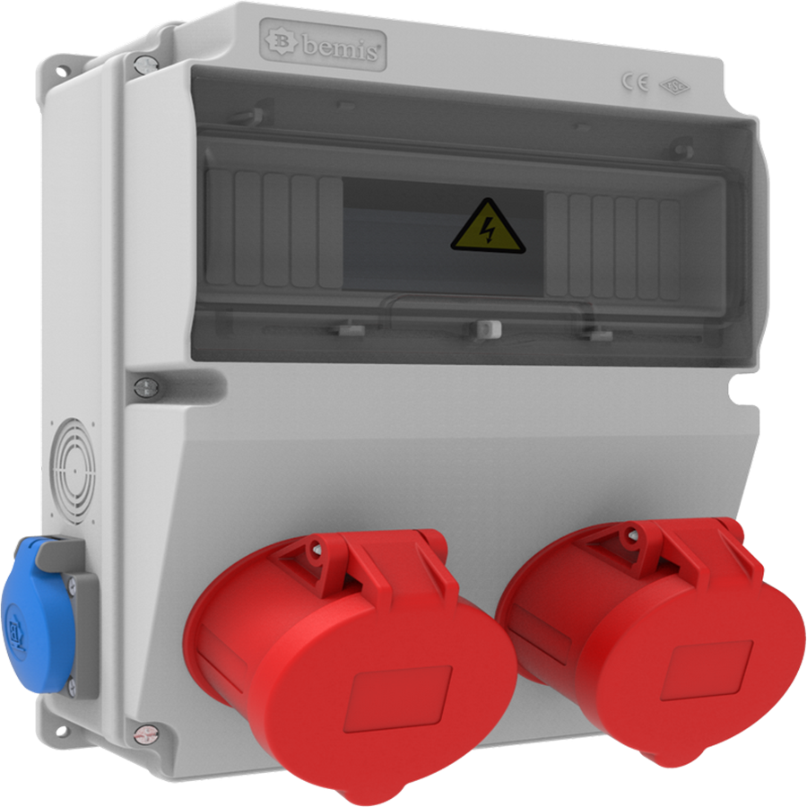 BEMİS BMS-BD2-2234-2020 Ön 2 Ad. 5/32A. 380V. Yan 2 Ad. 1/16A. 220V. Prizl