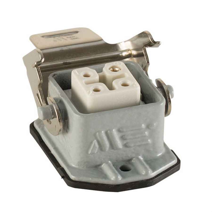 METE ENERJİ MT403273S 4x10A. ÇOKLU MAKİNE PRİZİ (ARKA GİRİŞLİ)