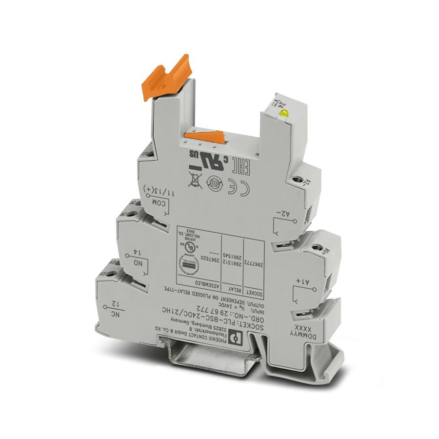 PHOENIX PH2967772 PLC-BSC-24DC/21HC RÖLE TABANI