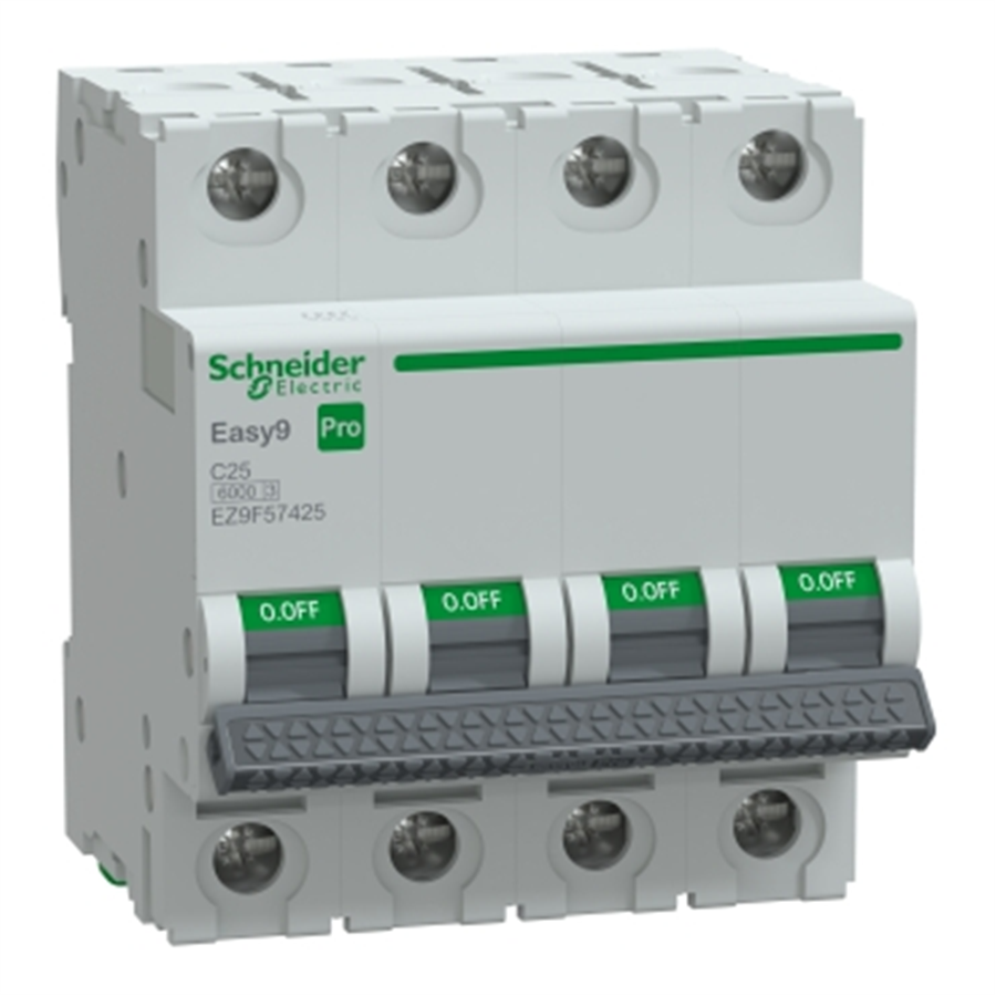 SCHNEIDER SCHEZ9F57425 Pro Sigorta 4P C Eğrisi 25A  6 kA