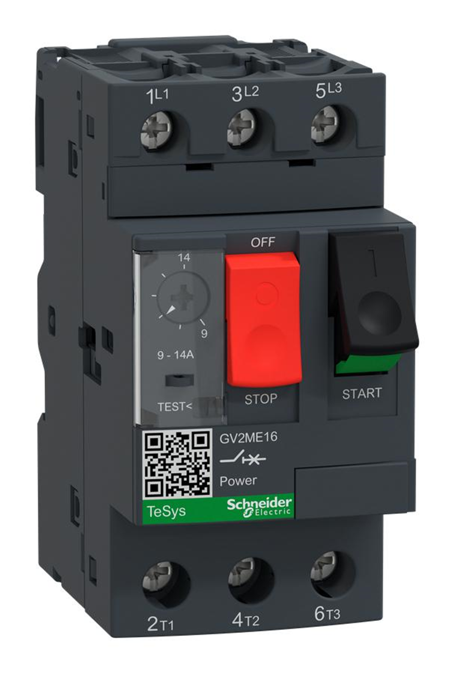 SCHNEIDER SCHGV2ME16 TeSys GV2 Motor Devre Kesici Termik Many. 9-14A