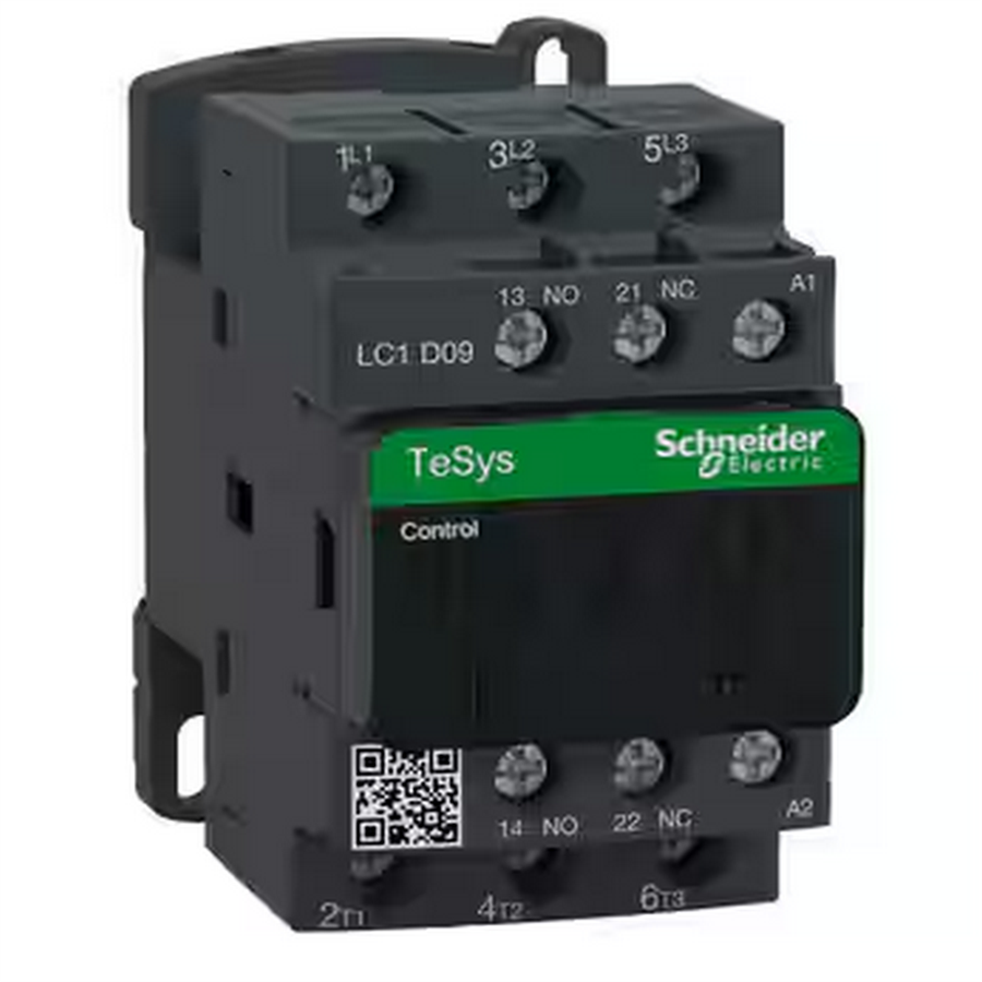 SCHNEIDER SCHLC1D09M7 TeSys Deca Kontaktör 3P 9A AC3 220VAC