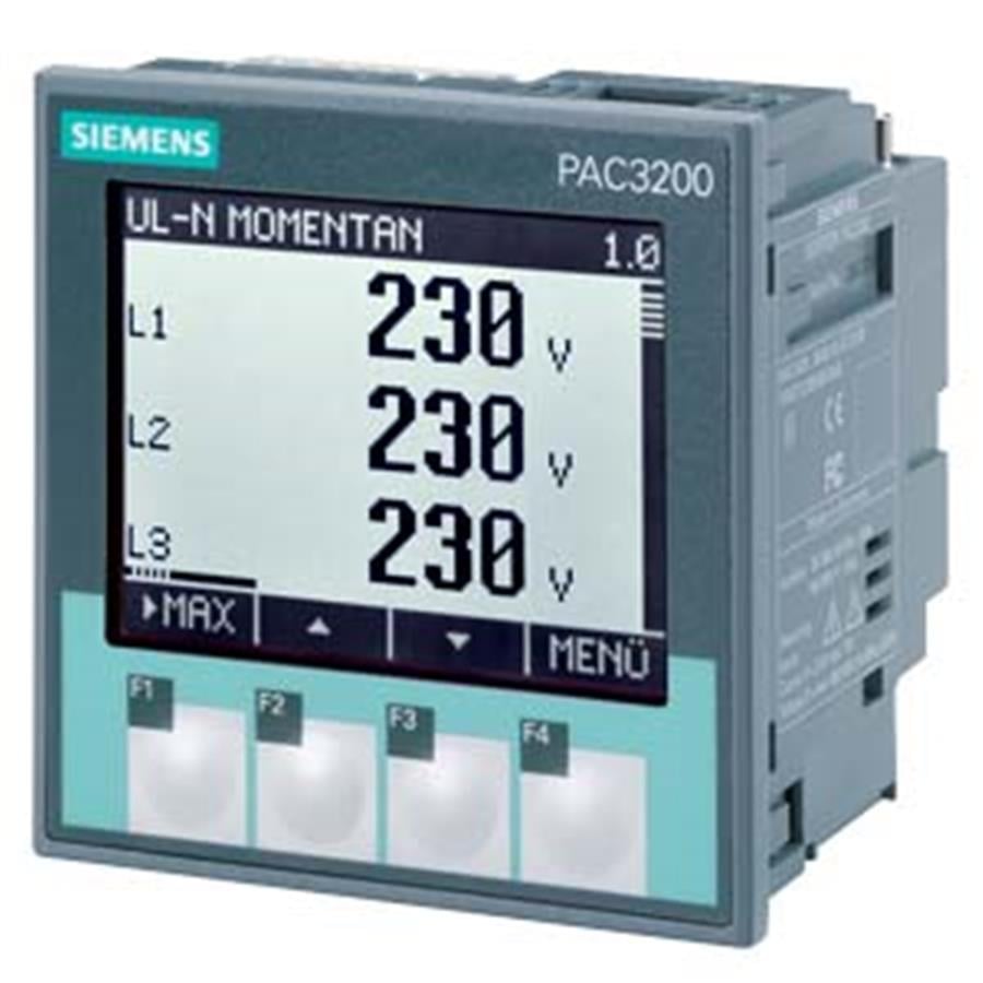 SIEMENS SMS7KM2112-0BA00-3AA0 SENTRON PAC3200 ÇOK İŞLEVLİ ÖLÇÜM CİHAZI, 95-240V