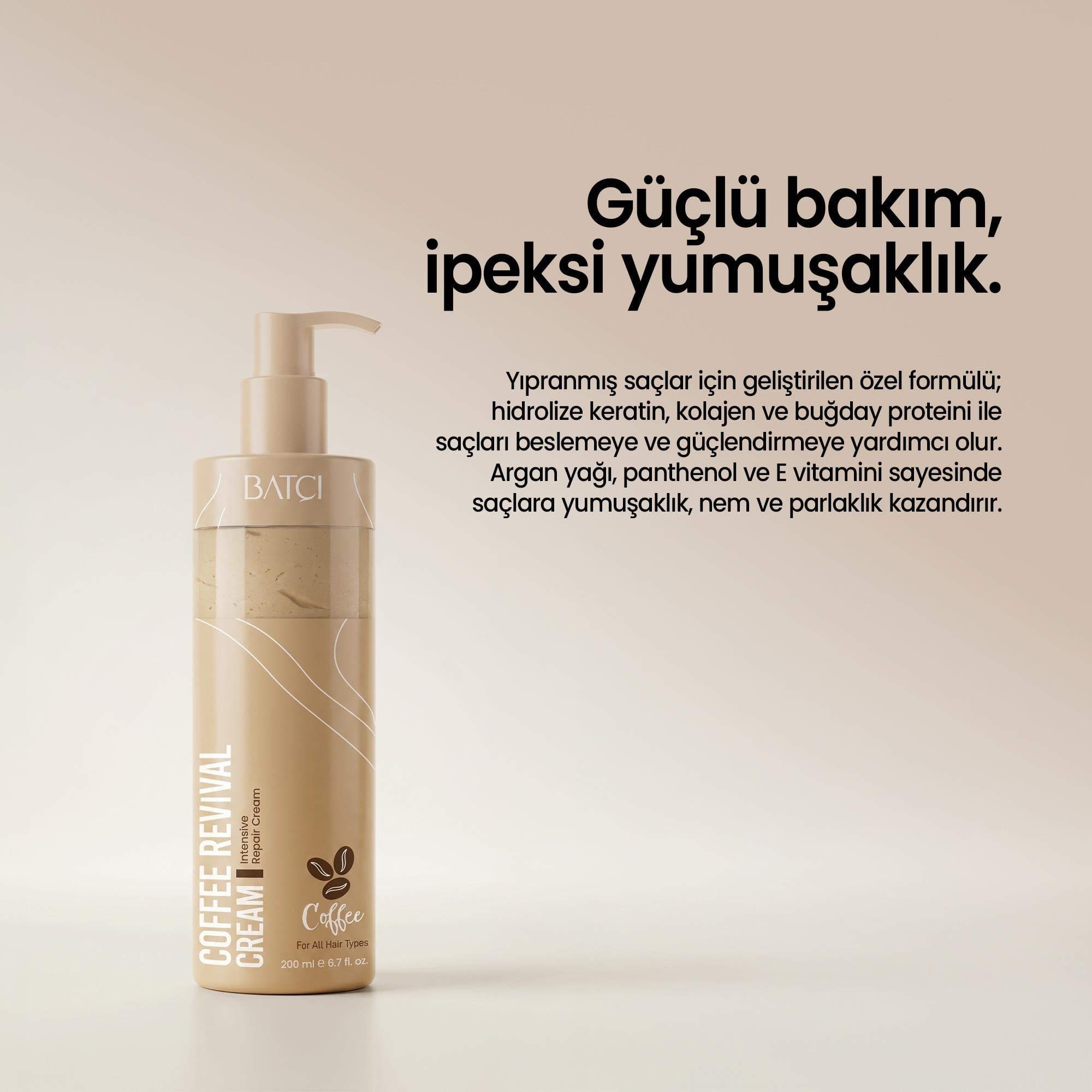  Kahveli Kuru Saçlar İçin Elektriklenme Önleyici Termik Saç Sütü Kremi 200 ML
