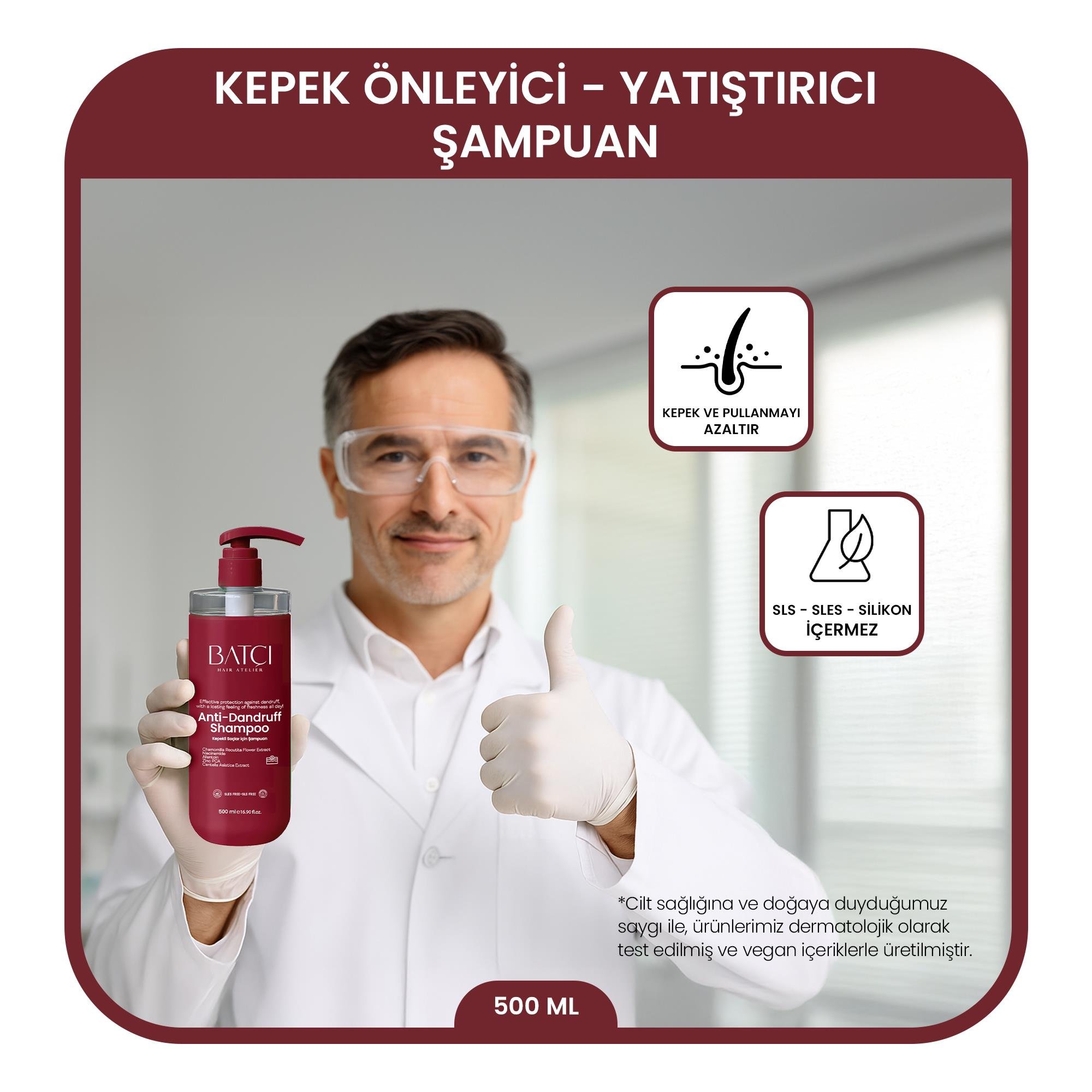 Anti Dandruff Kepek Karşıtı Şampuan 250 ML