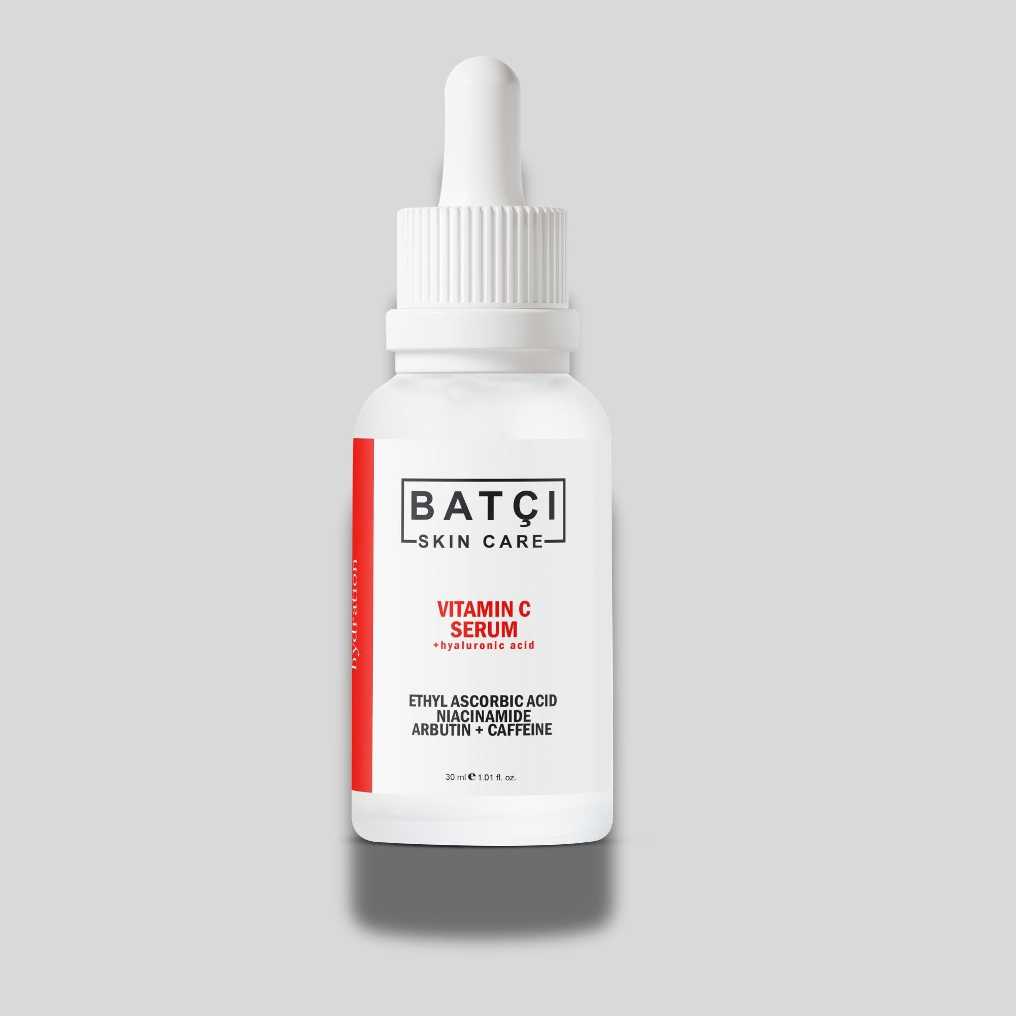 C vitamini, Arbutin, Kafein ve Niacinamide İçeren Aydınlatıcı & Canlandırıcı Serum 30 ML