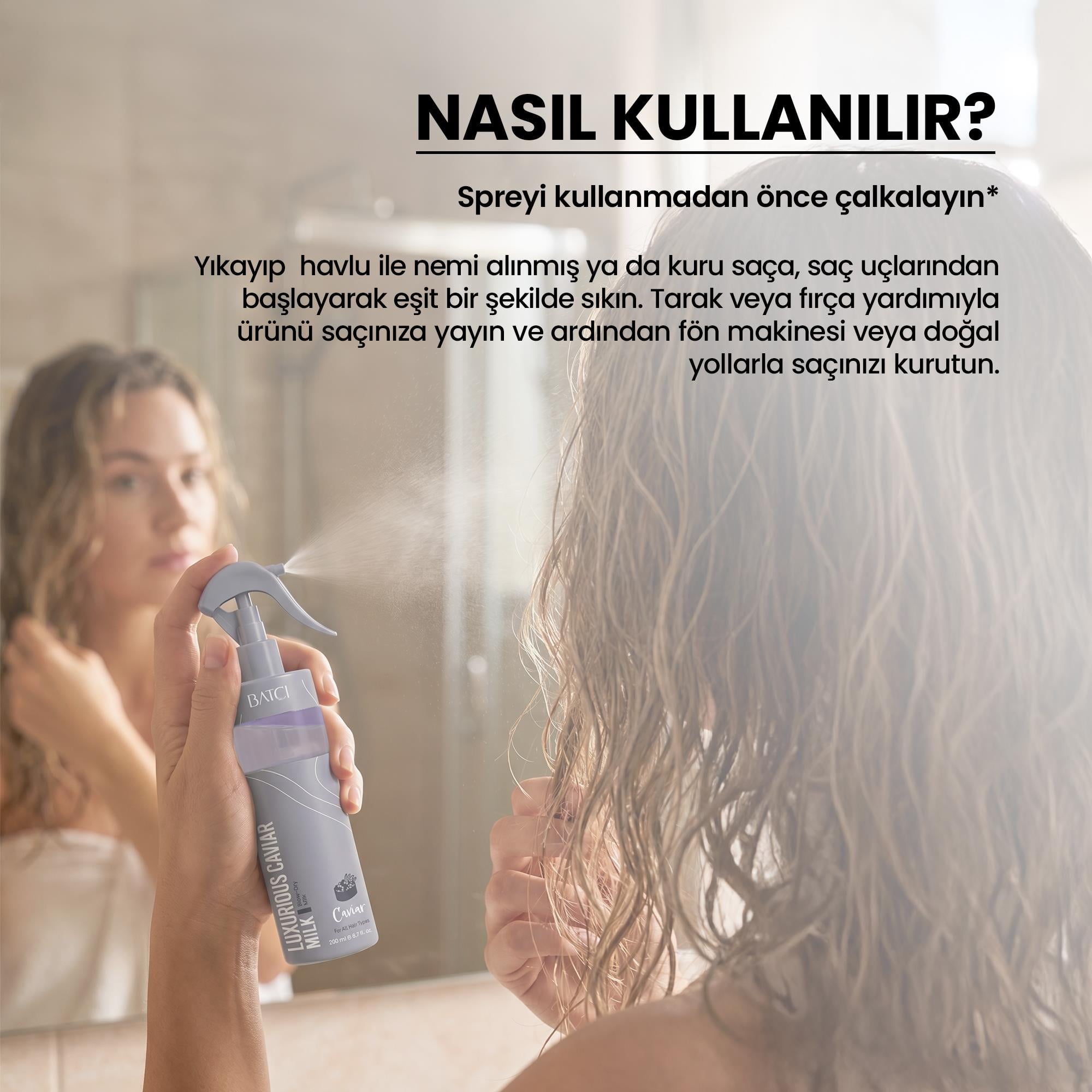 Havyar Özlü Çift Fazlı Saç Bakım Fön Sütü 200 ML