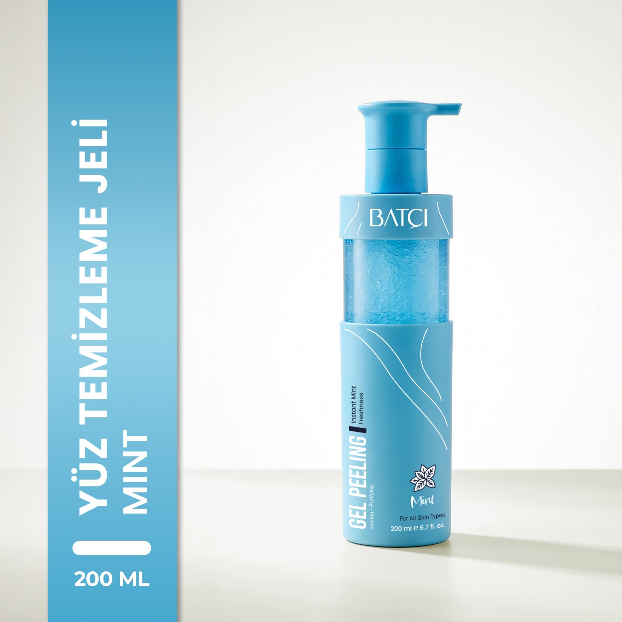 Batçı Mint Jel Peeling – Nazik Arındırıcı, Serinletici, Ölü Deri Temizleyici