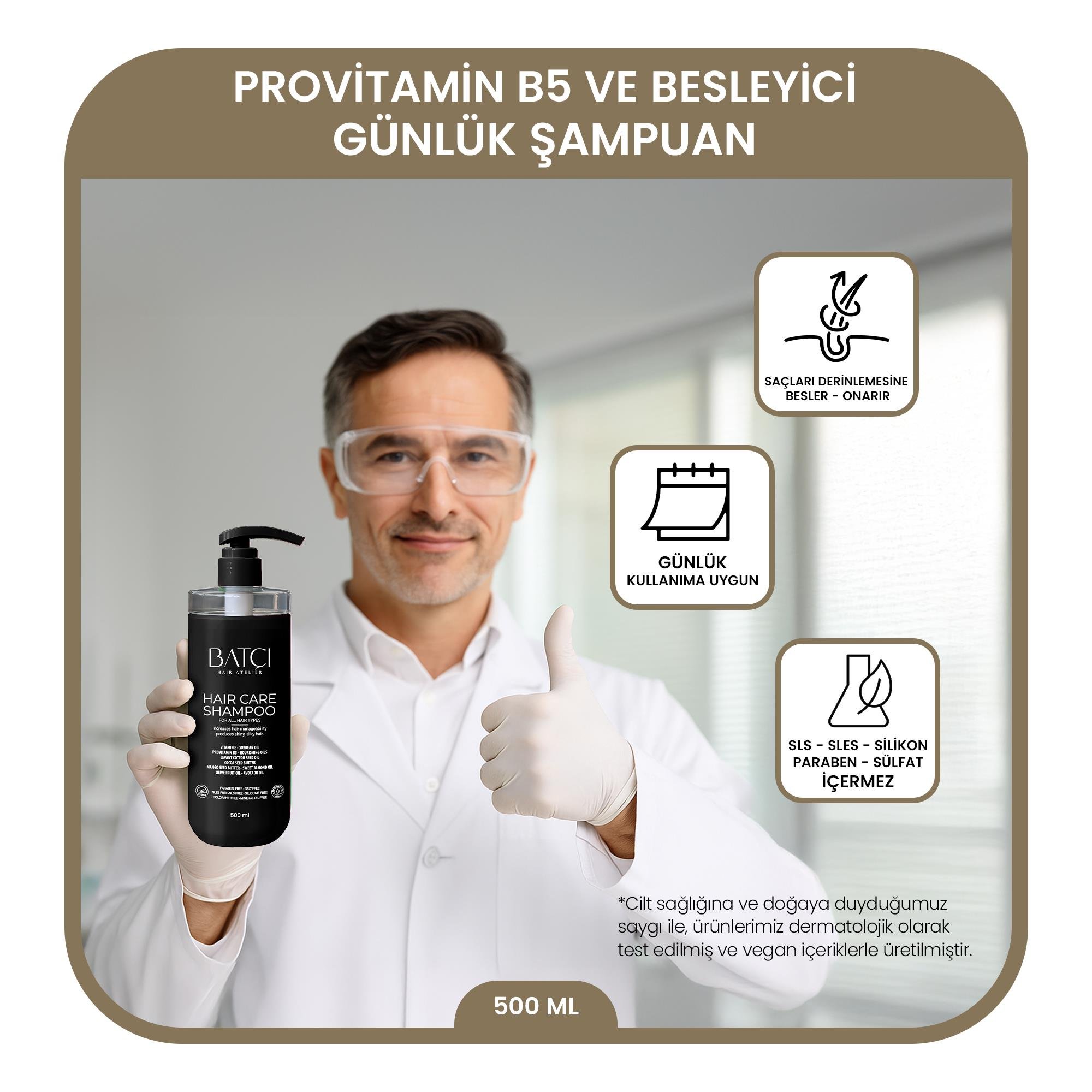 شامبو بروفيتامين ب٥ المغذي بعمق خالي من الكبريتات ٥٠٠ مل