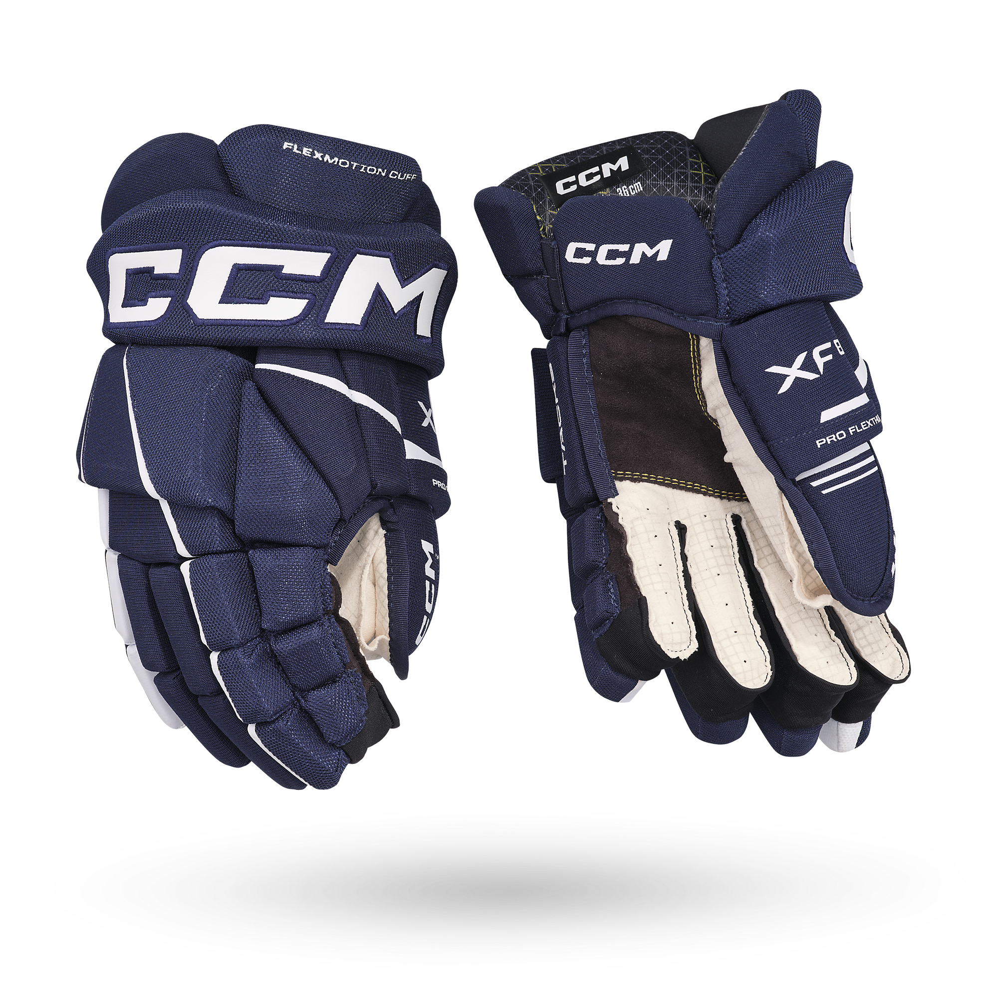 CCM HGXF80 Senior Hokey Eldiveni Lacivert