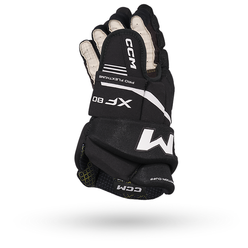 CCM HGXF80 Senior Hokey Eldiveni Siyah